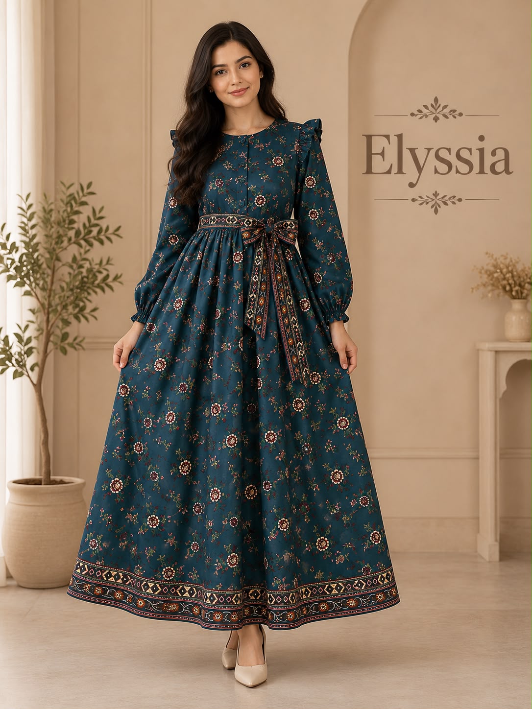 Dark Green Frock