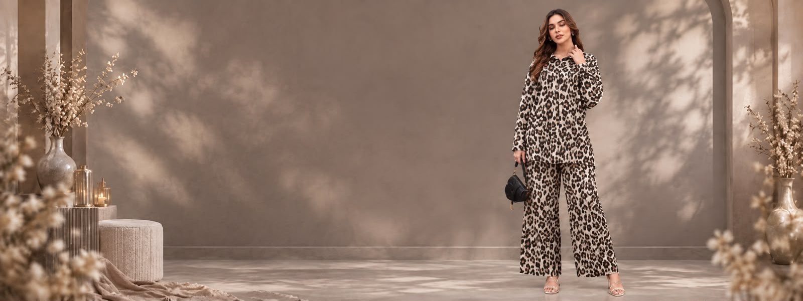Leopard print co-ord set